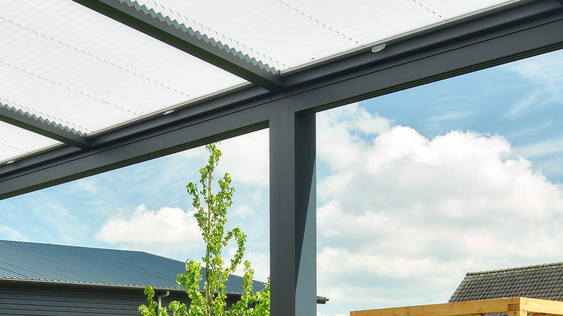 Überdachung – Detail